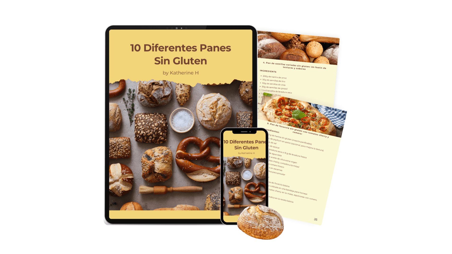 10 Diferentes Panes Sin Gluten