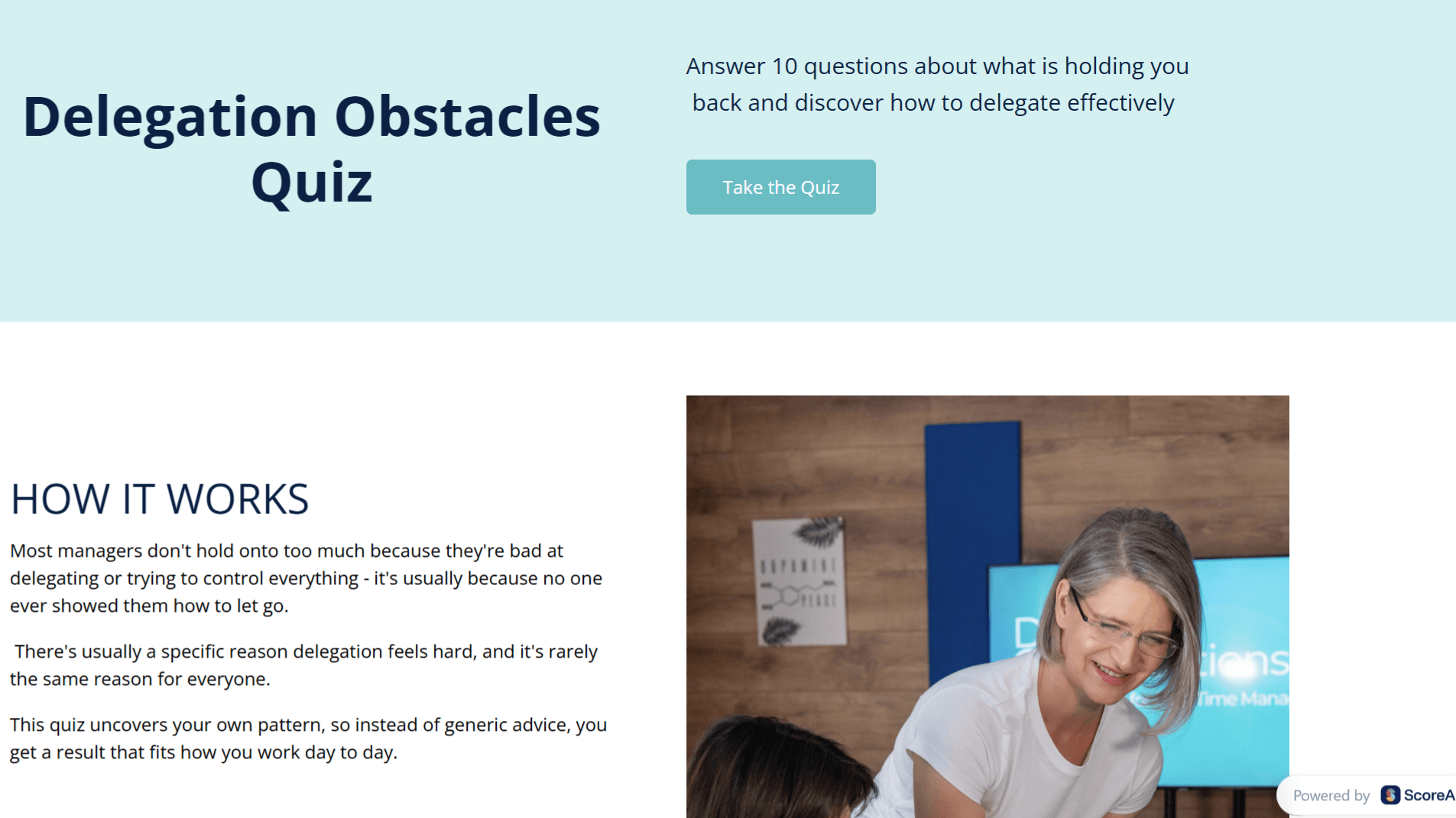FREE Delegation Obstacles Quiz