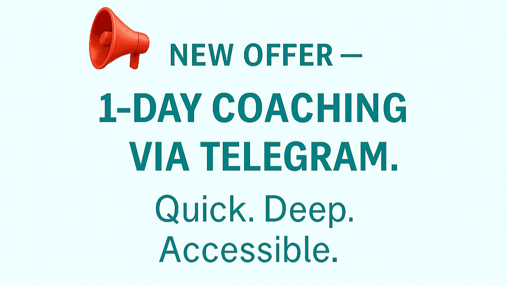 Breakthrough in a Day – WhatsApp Coaching