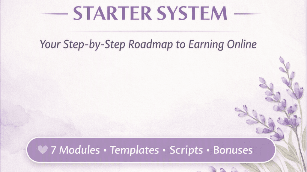 The Over-40 Online Income Starter System