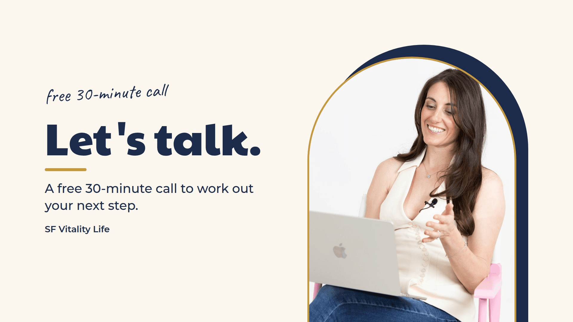 Let's talk. 