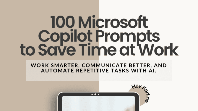 100 Microsoft Copilot Prompts to Save Time at Work