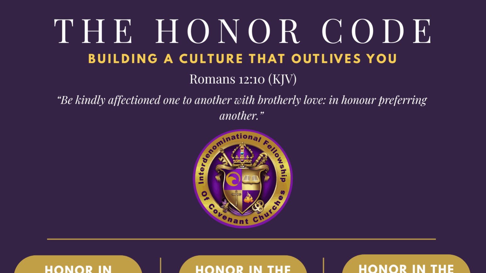 FREE RESOURCE - THE HONOR CODE
