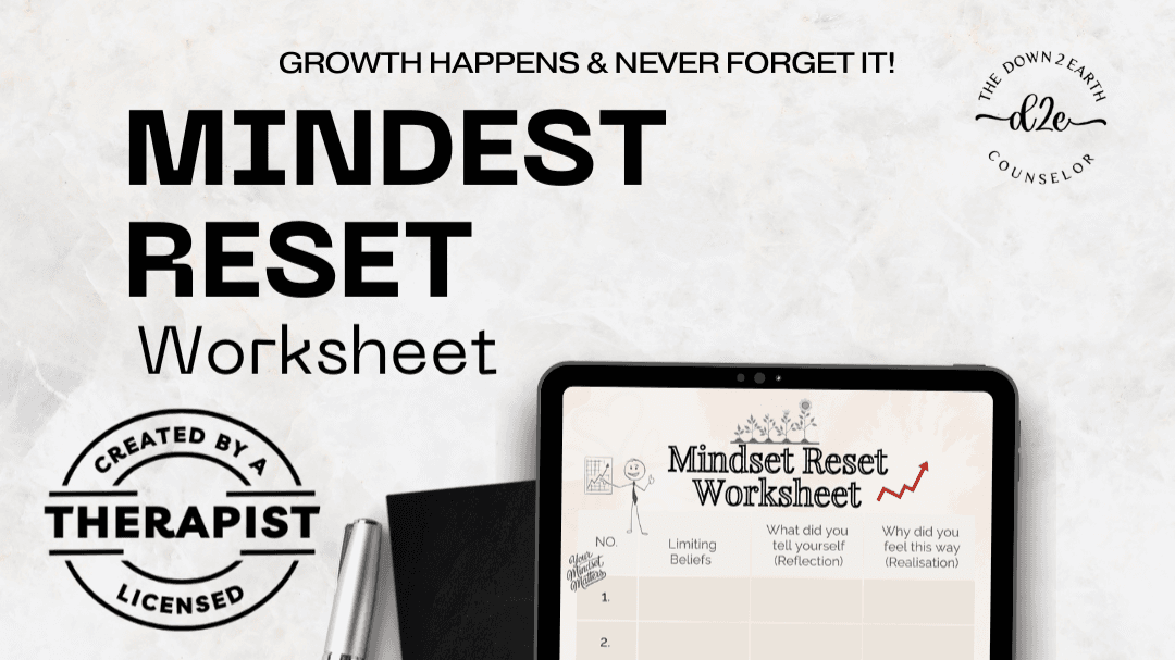 MINDSET RESET REFLECTION JOURNAL