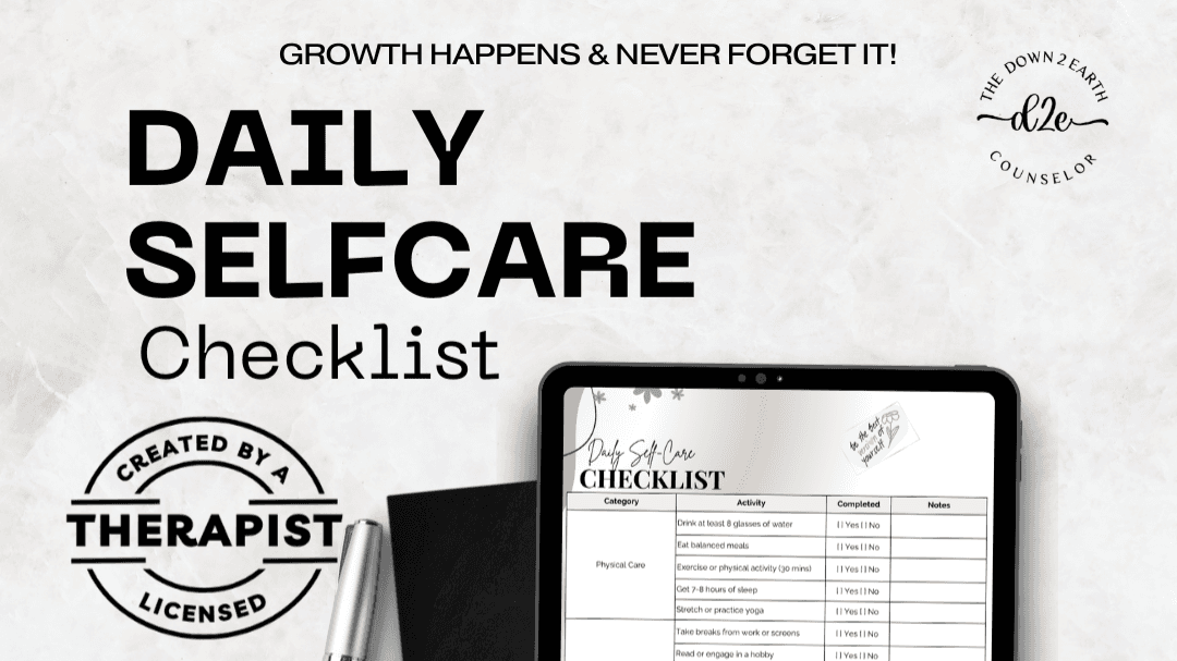 DAILY SELF-CARE CHECKLIST
