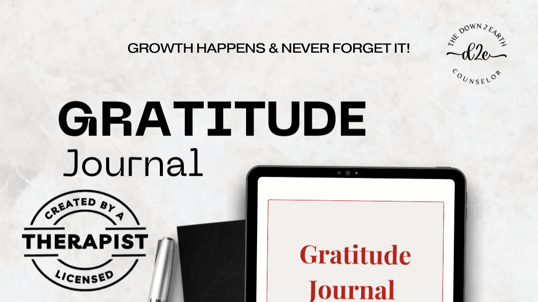 DAILY GRATITUDE WORKSHEET PDF, JOURNAL PRINTABLE