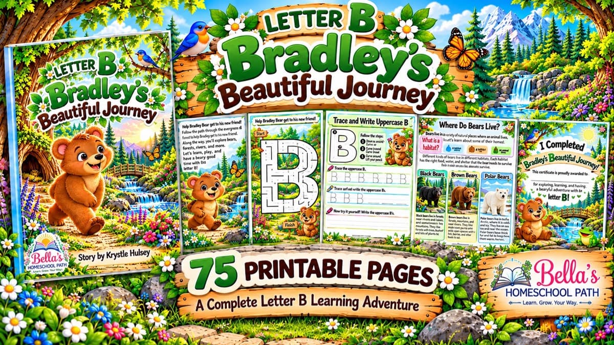 Letter B Homeschool Learning Adventure