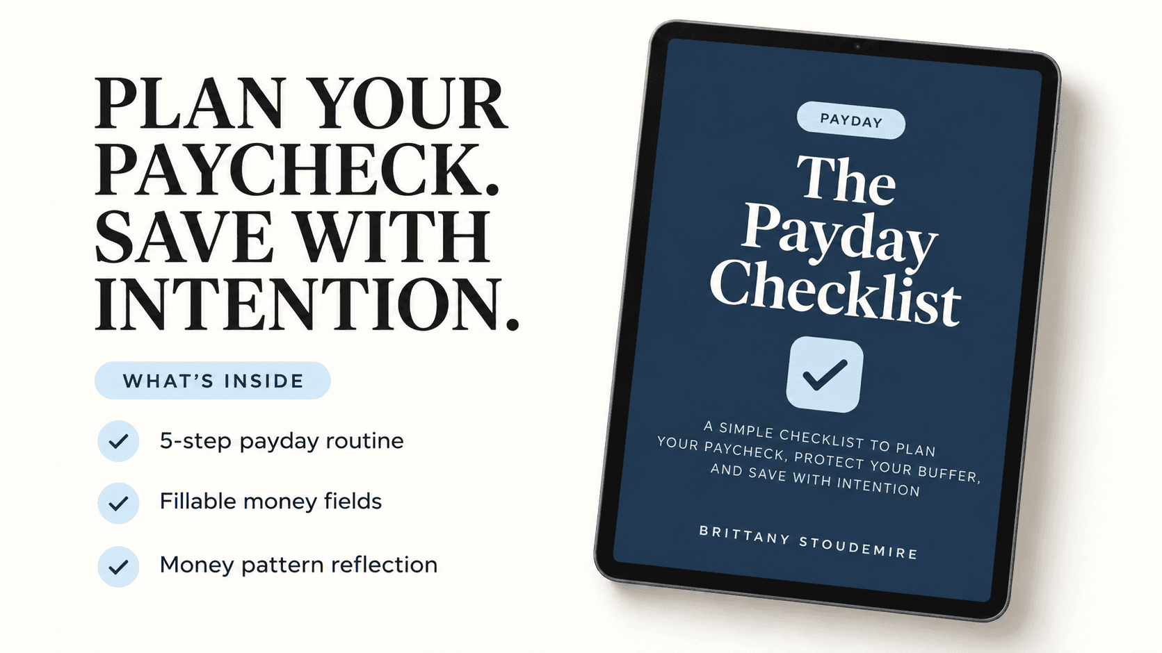 The Payday Checklist