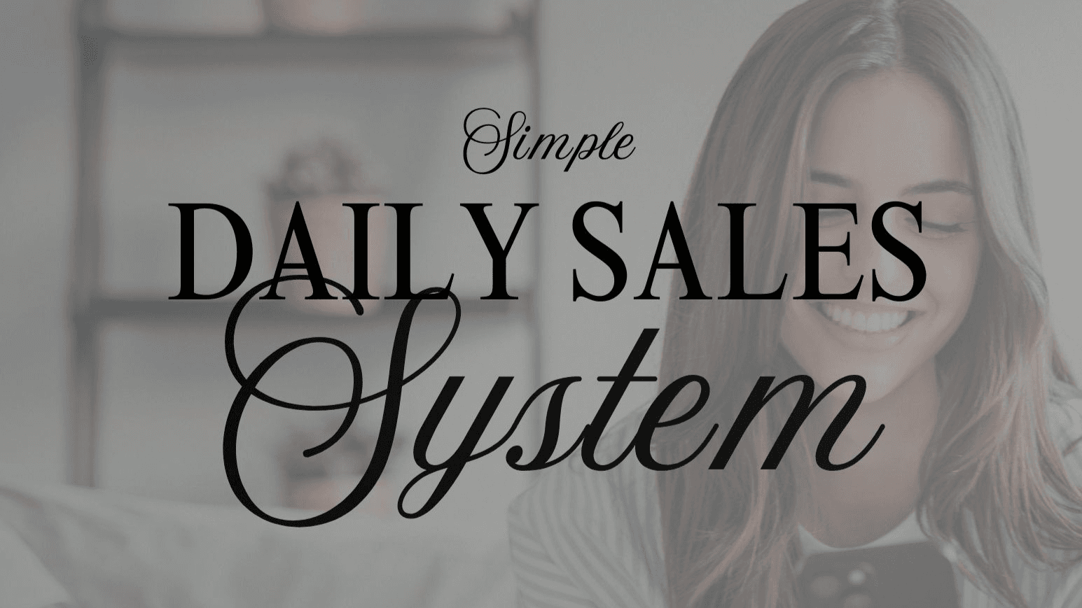 Simple Daily Sales System