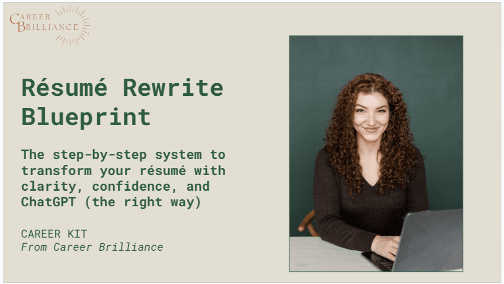 Résumé Rewrite Blueprint