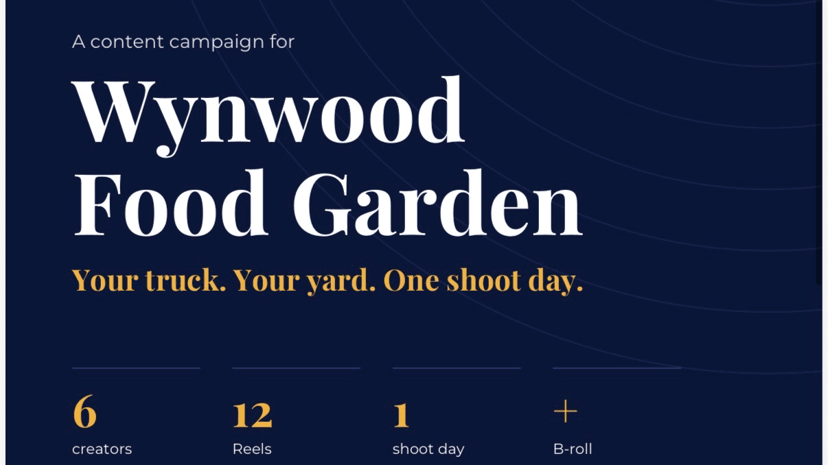 Wynwood Food Garden Yard 