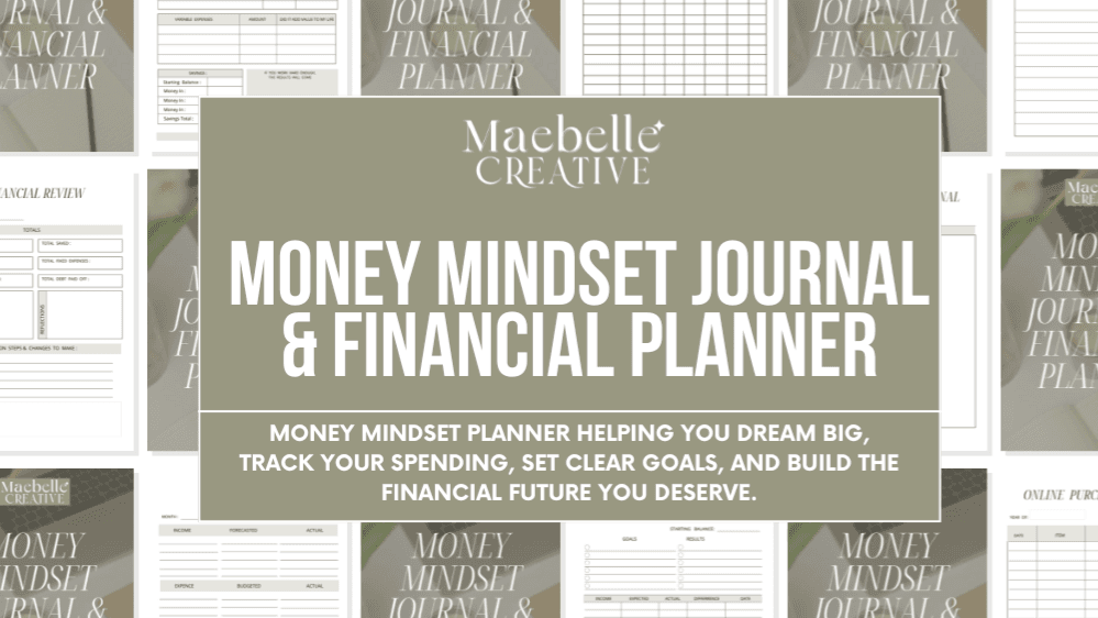 Money Mindset Journal & Financial Planner – Canva 