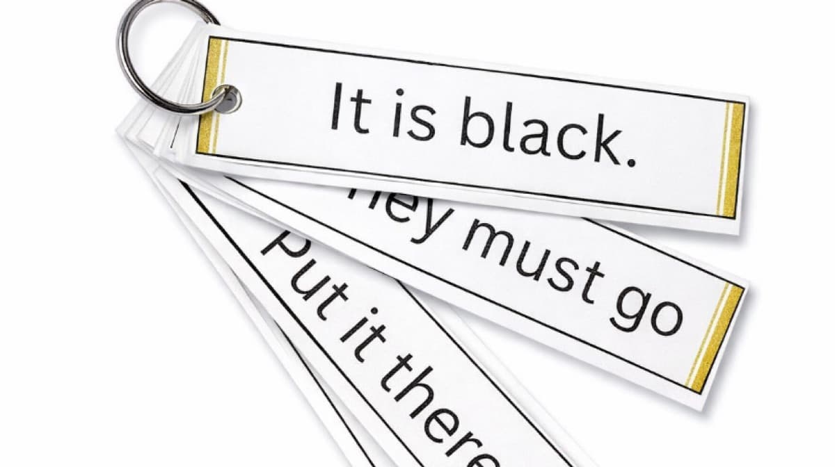 Sight Word Fluency Phrase Strips