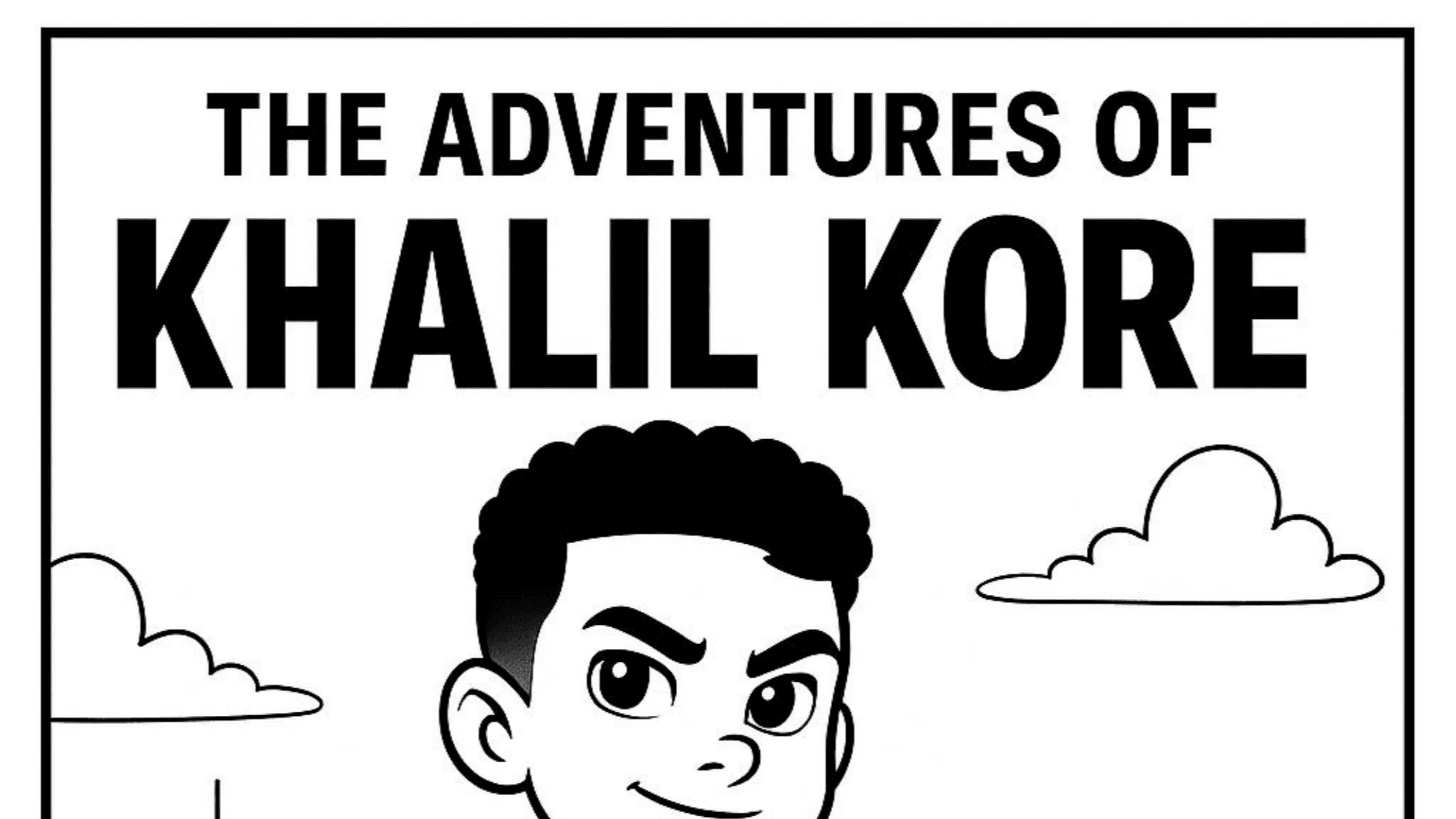 Khalil Khor Becomes A Super Hero Coloring Book