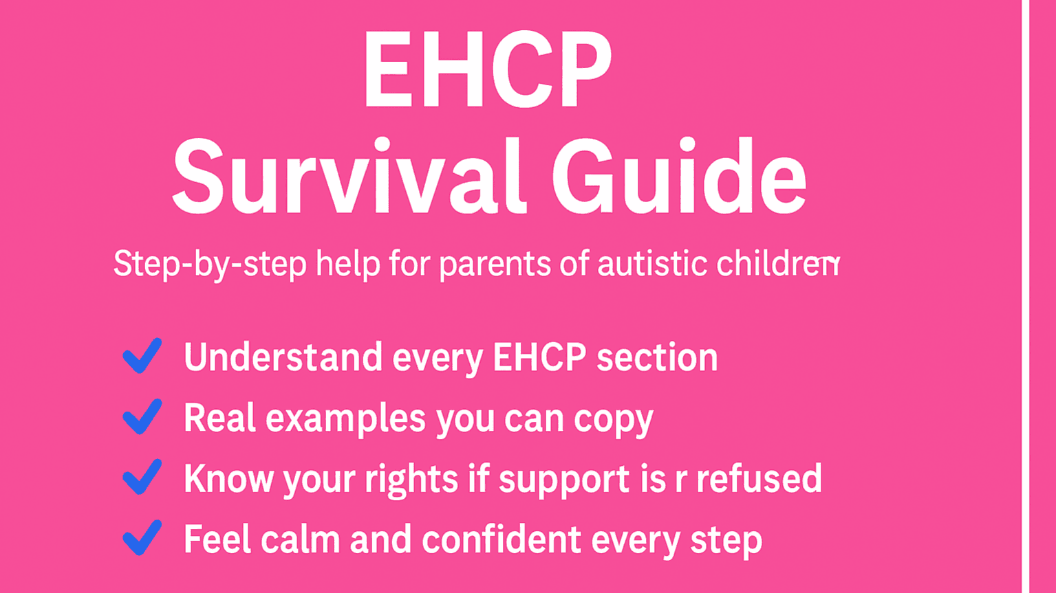 EHCP Survival Guide – Autism Edition