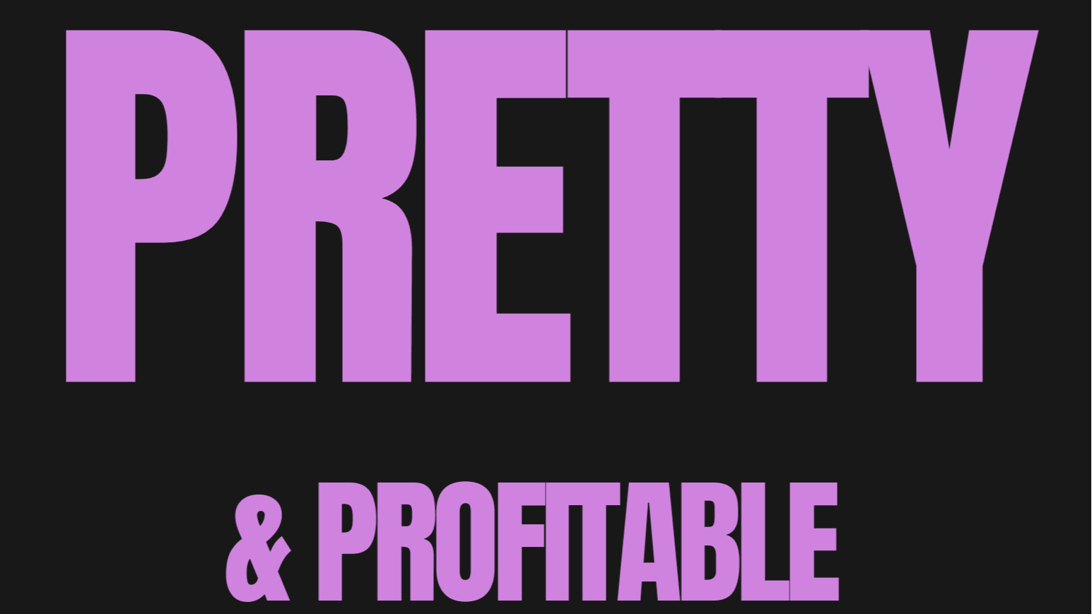Pretty And Profitable 