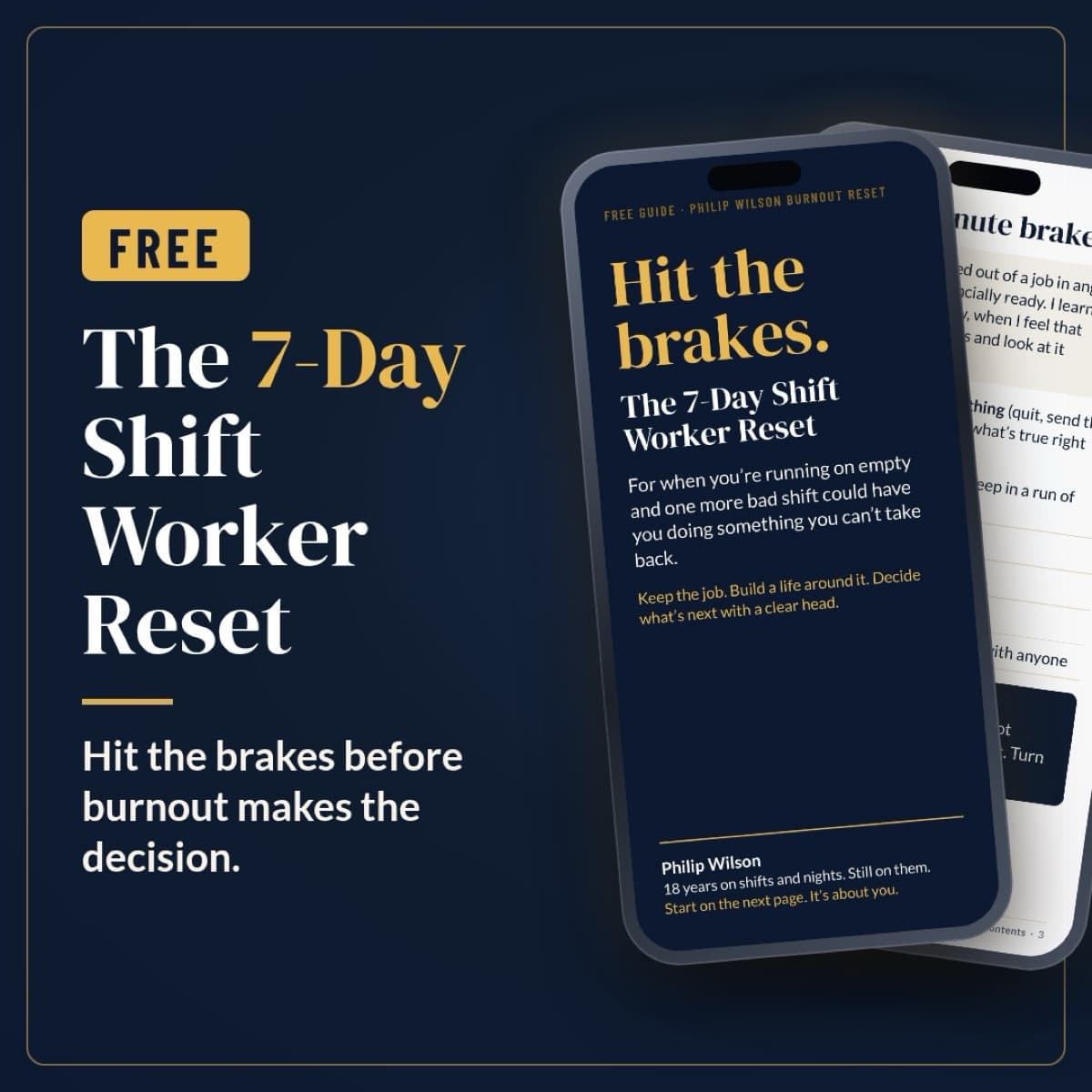 The 7-Day Shift Worker Reset