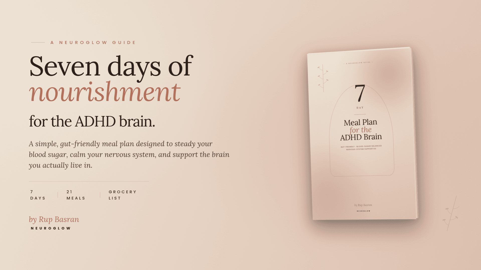 The 7-Day ADHD Brain Food Guide