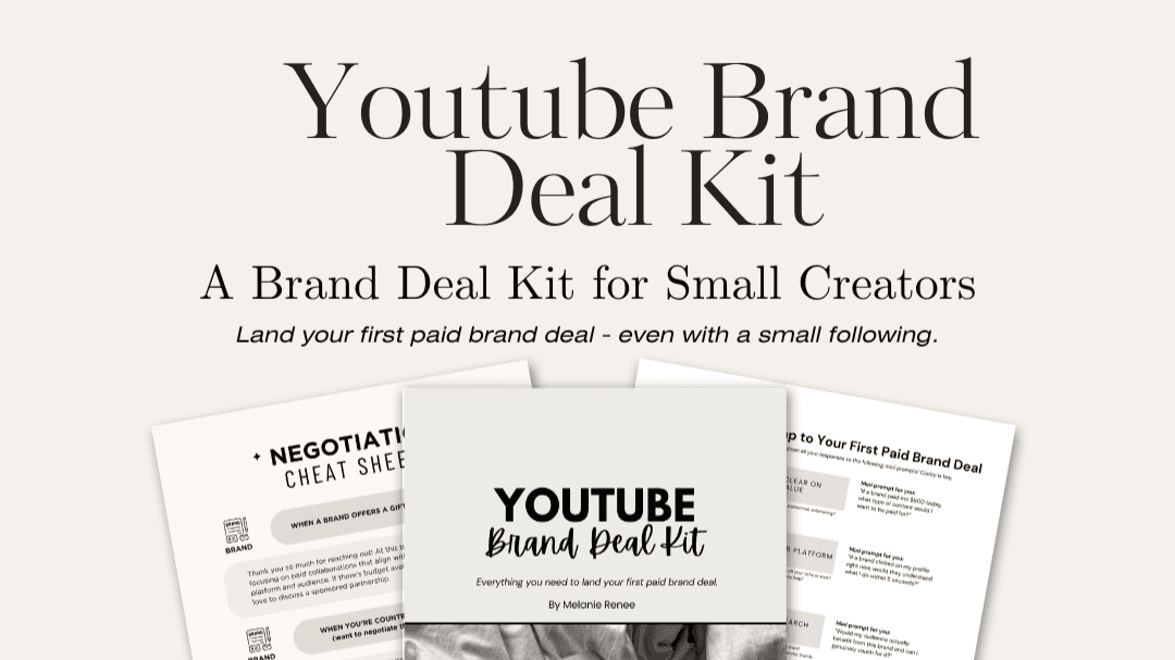 YouTube Brand Deal Kit