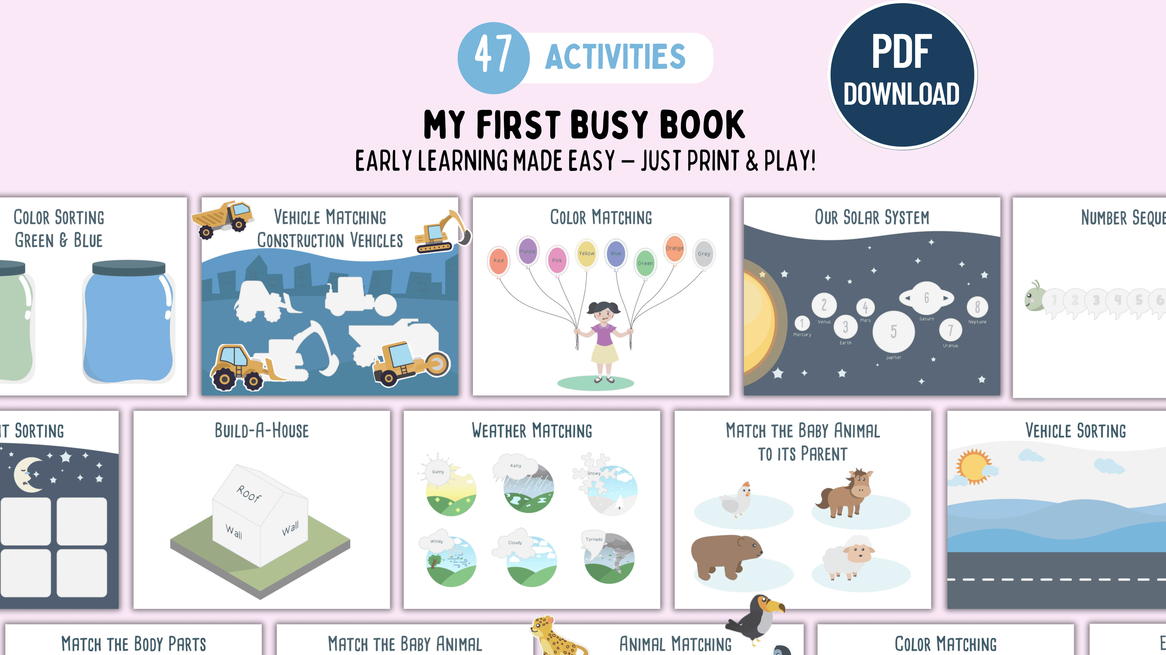Get The FIRST Busy Book for Toddlers (Ages 1–4)