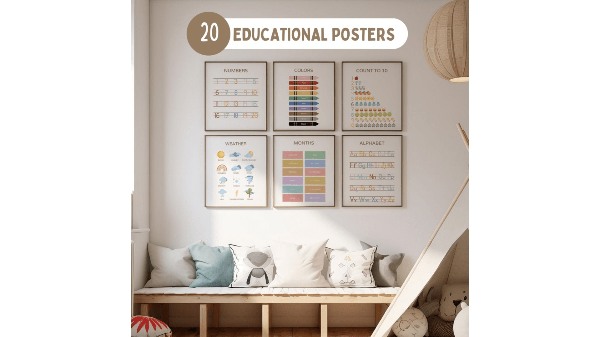 20 EDUCATIONAL POSTERS