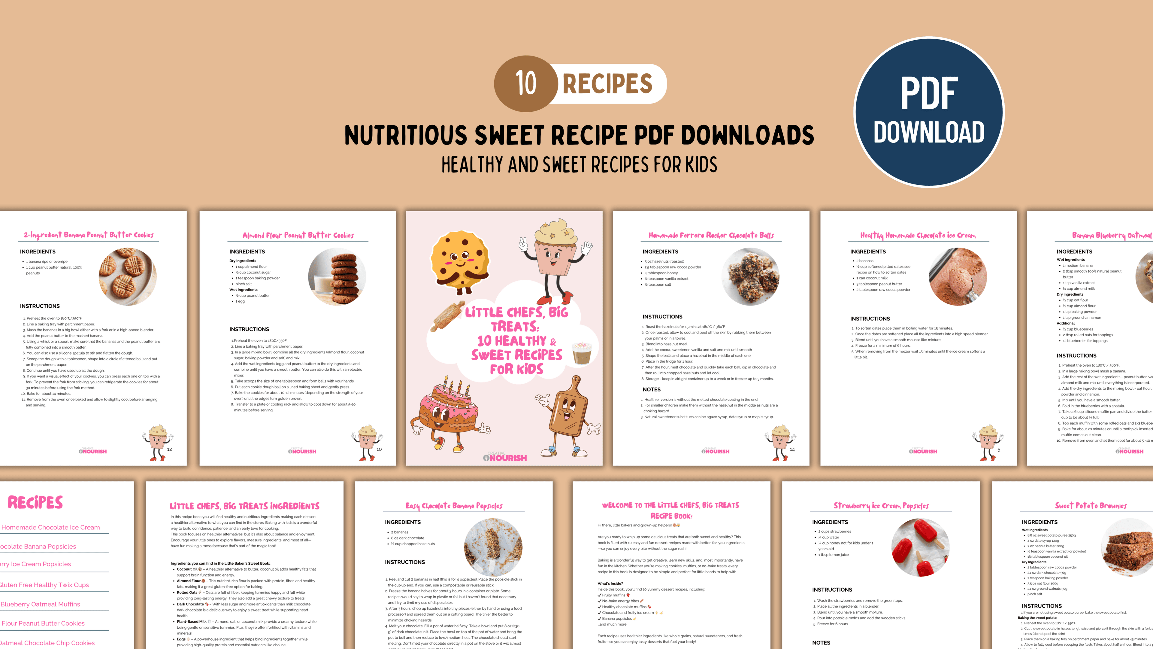 Sweet & Simple – 10 Healthy Dessert Kids Recipes