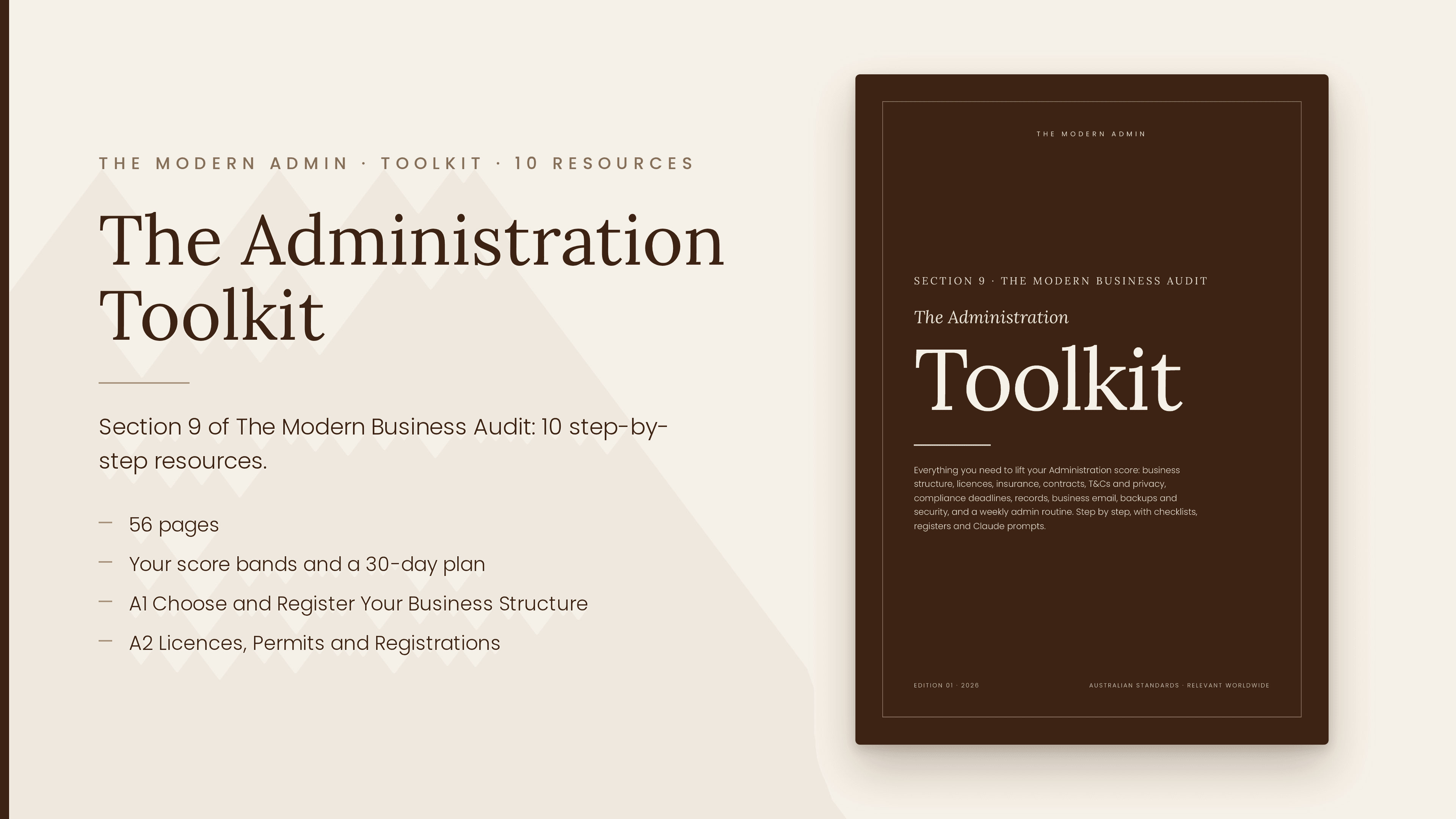 The Administration Toolkit
