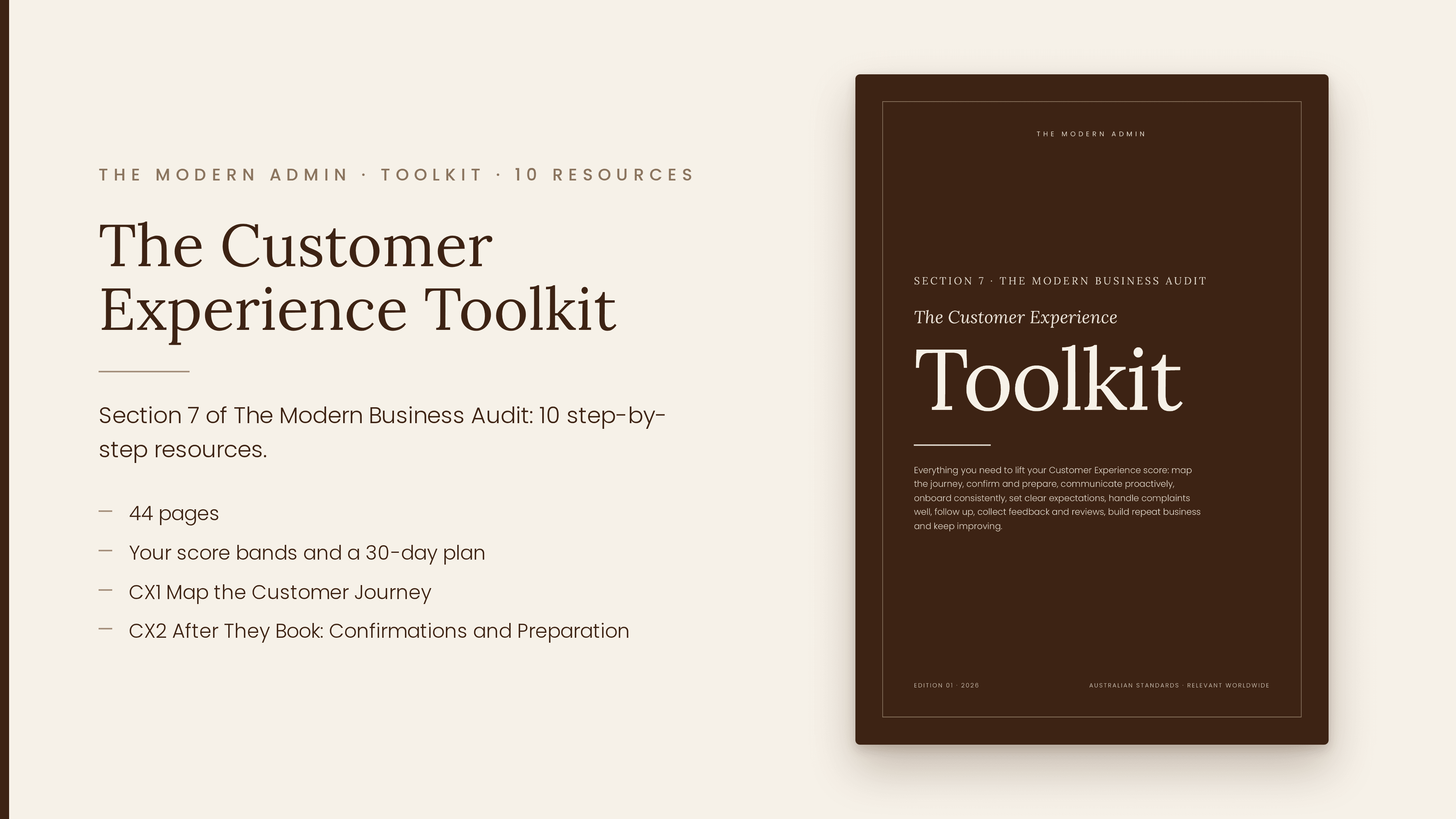 The Customer Experience Toolkit