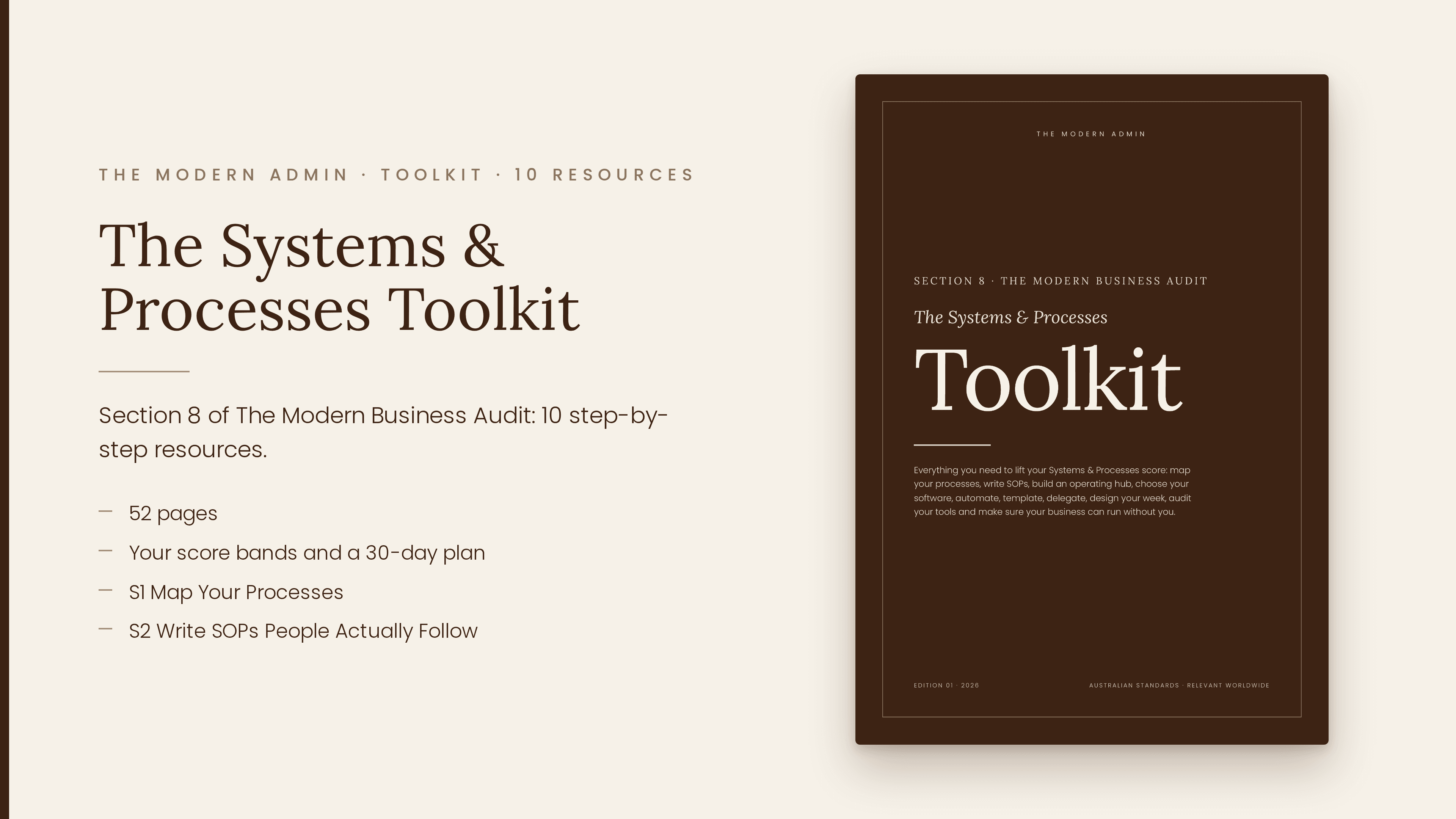 The Systems & Processes Toolkit