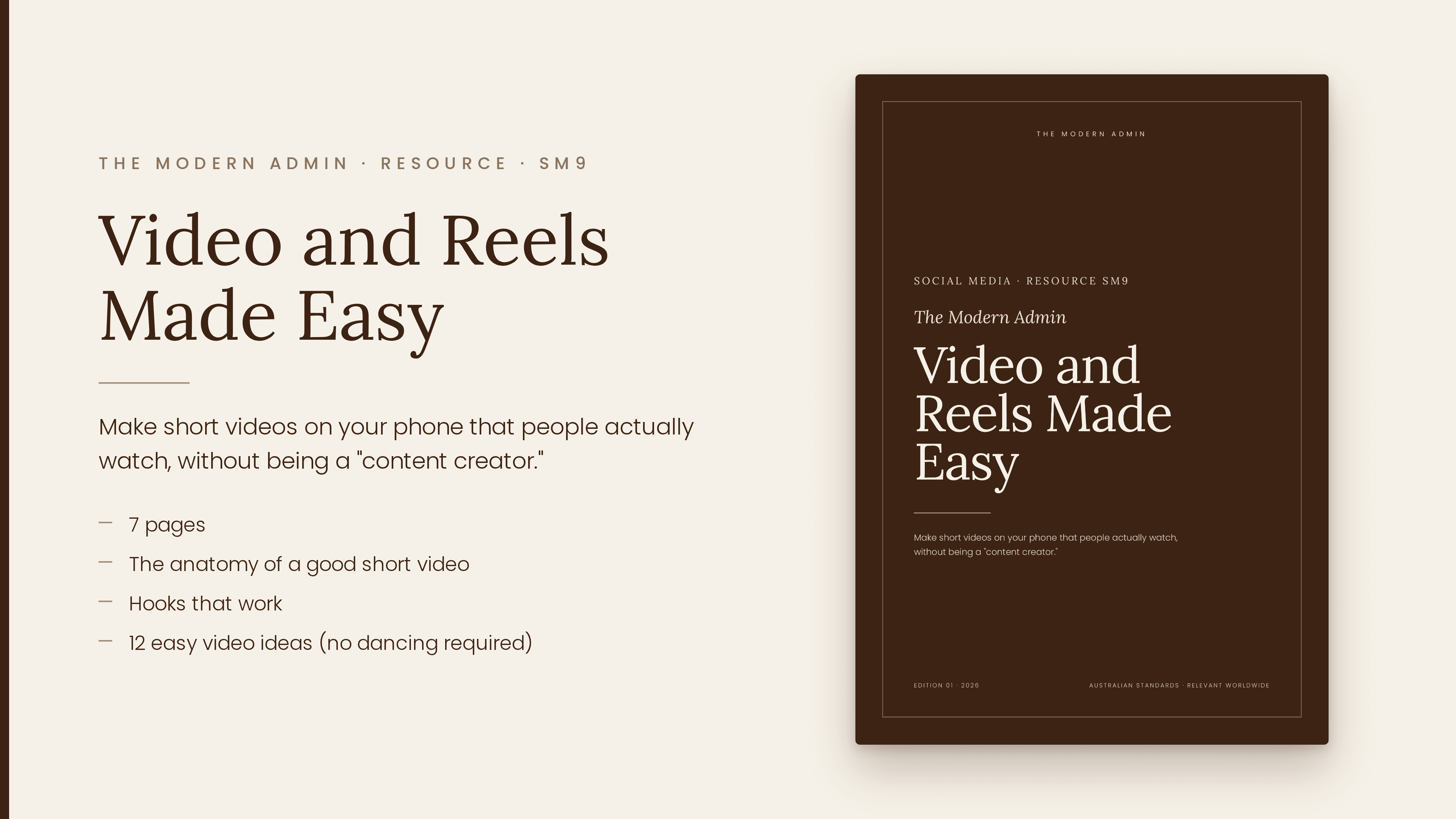 Video and Reels Made Easy
