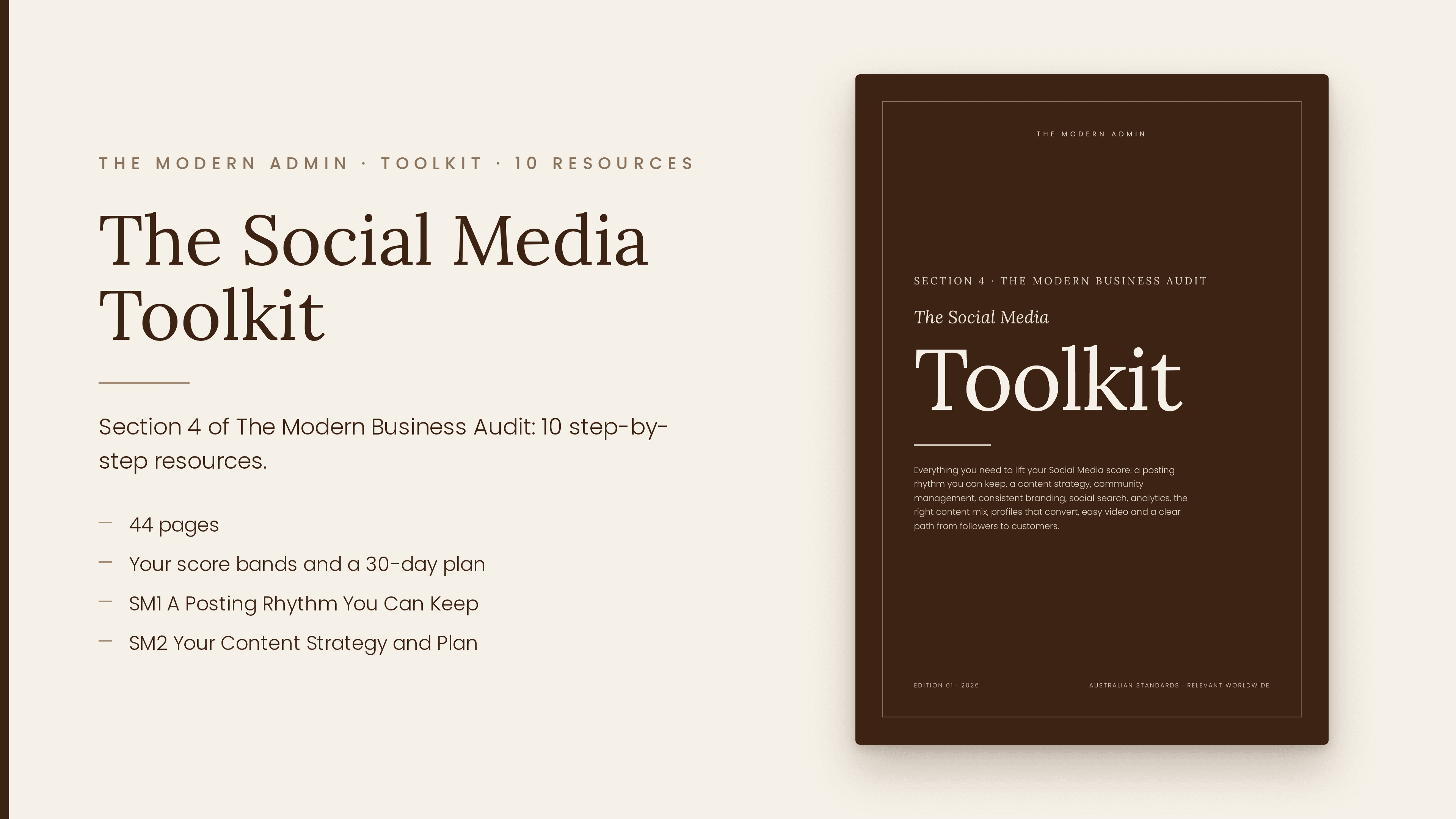 The Social Media Toolkit