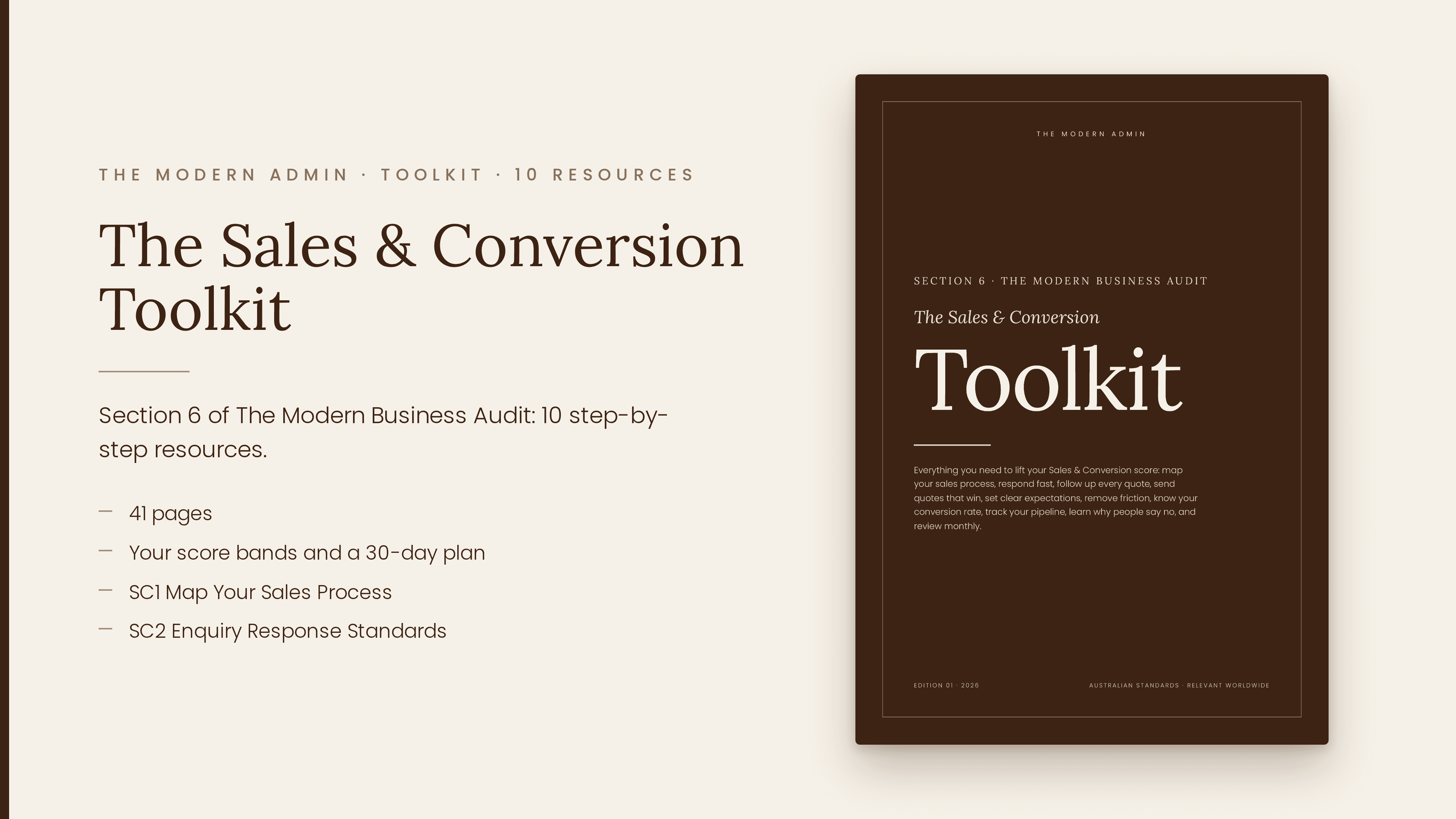 The Sales & Conversion Toolkit