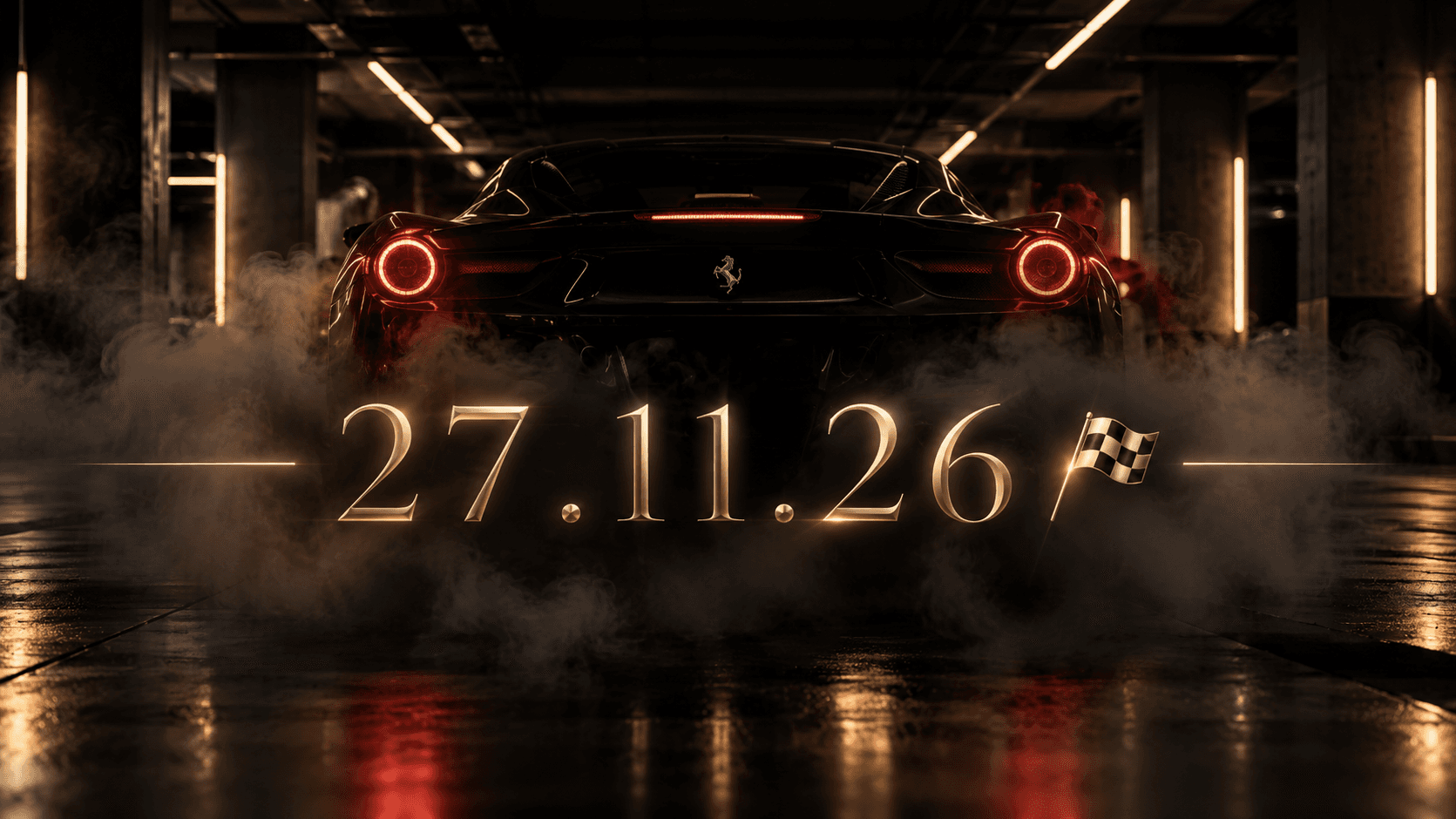 THE DATE IS SET 🏁
