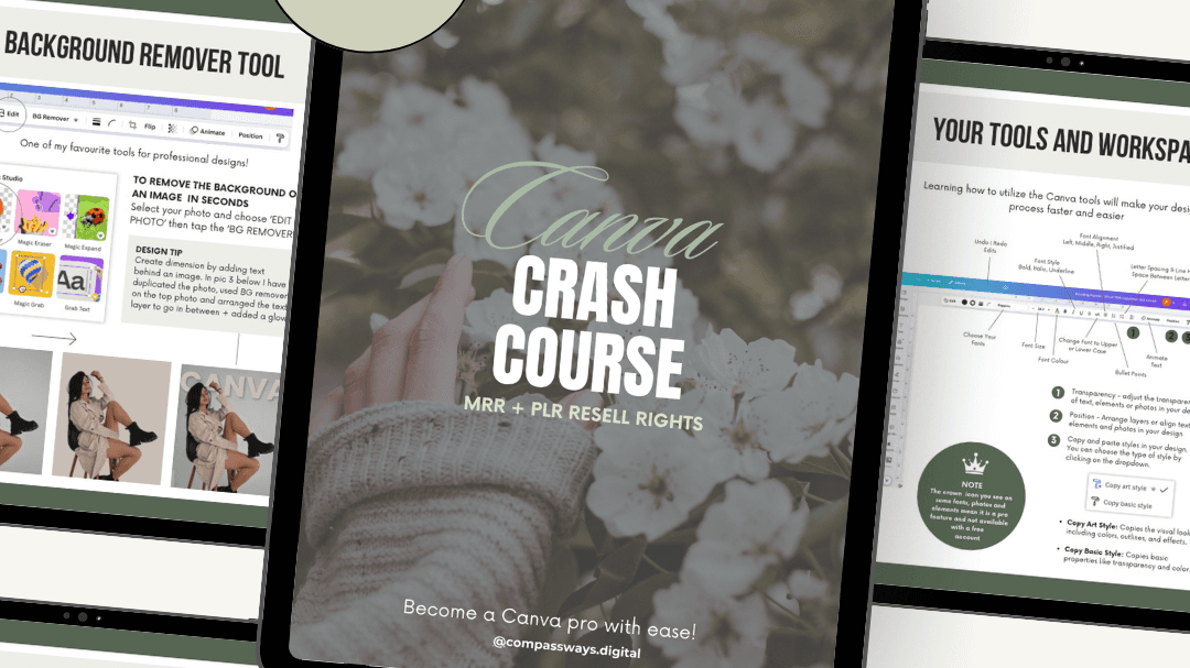 The Canva Crash Course - with Resell Rights