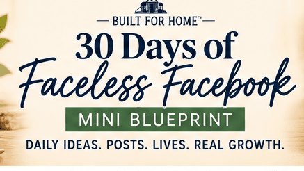 30 Days of Faceless Facebook | Mini Blueprint