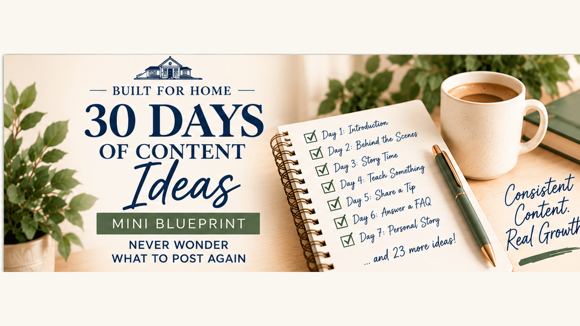 30 Days of Content Ideas | Mini Blueprint