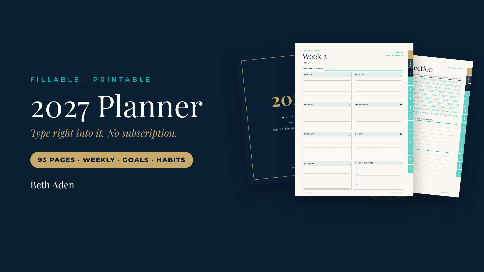 2027 Planner