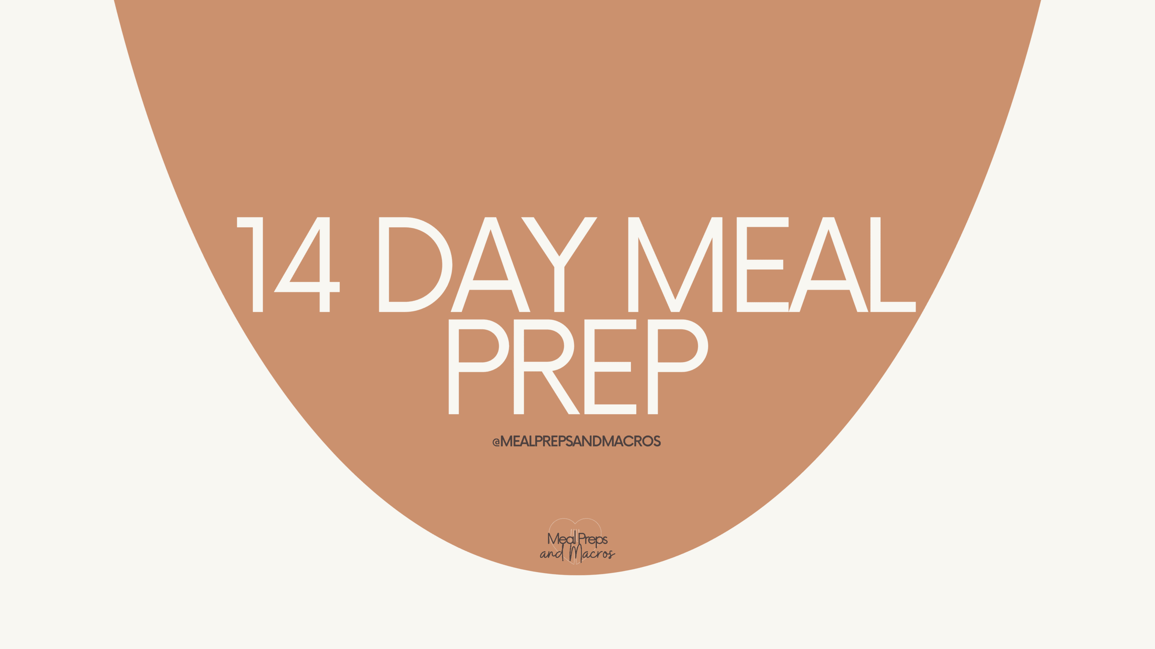 14 Day Meal Prep Guide, Volume 1 - Freebie Offer