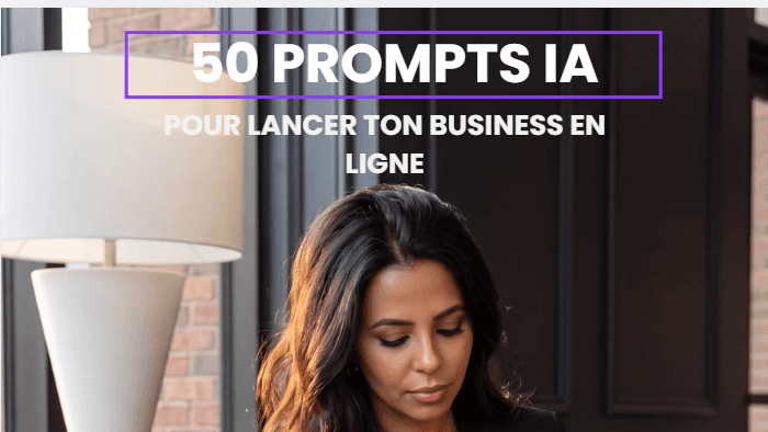 🎁 50 prompts IA pour lancer ton business en ligne