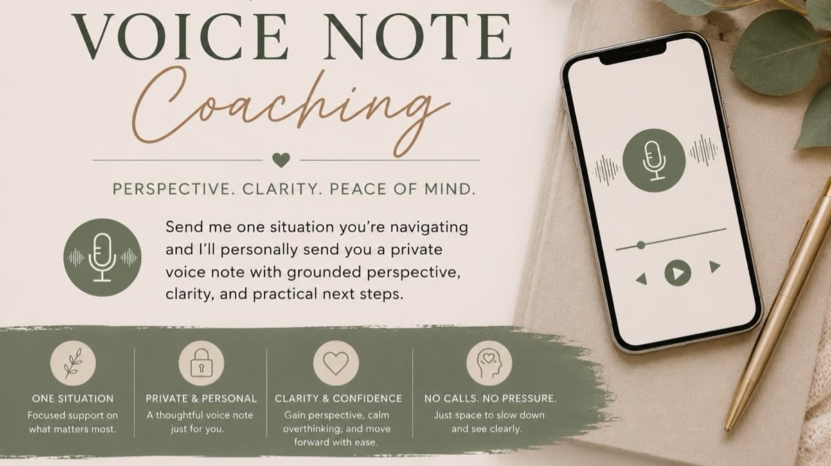 Voice Note Coaching