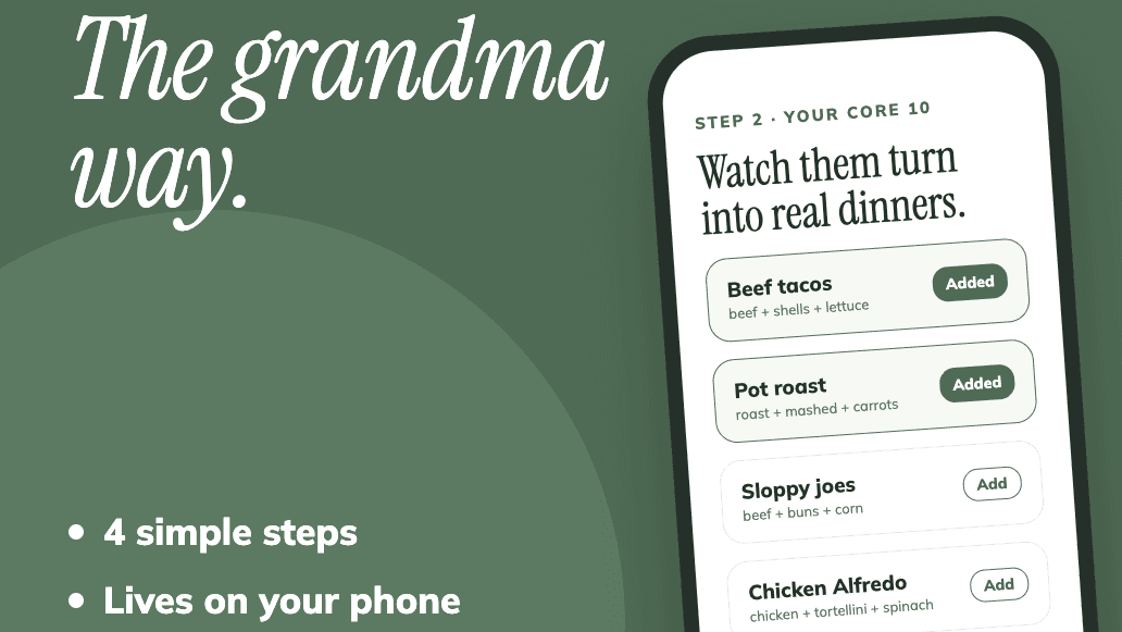 THE UPGRADED SIMPLE DINNER SYSTEM