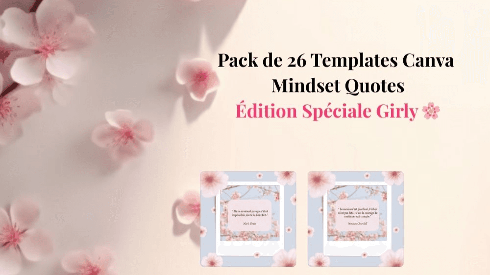 Pack de Templates Mindset Quotes 