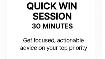 Book a 1:1 Call with Tanya, Cashflow Clinic Coach