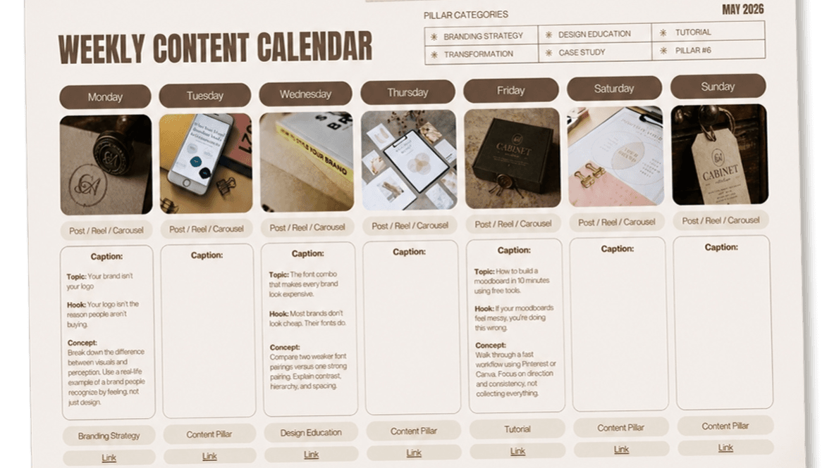 Client-Attracting Content Calendar
