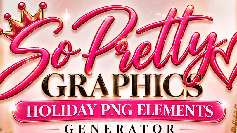 SO PRETTY HOLIDAY PNG GENERATOR 