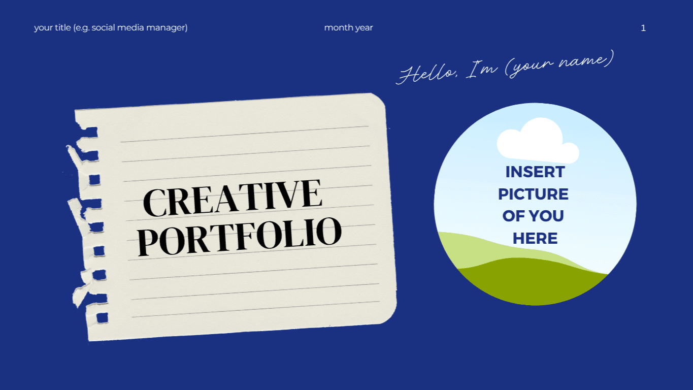 Social Media Portfolio Template