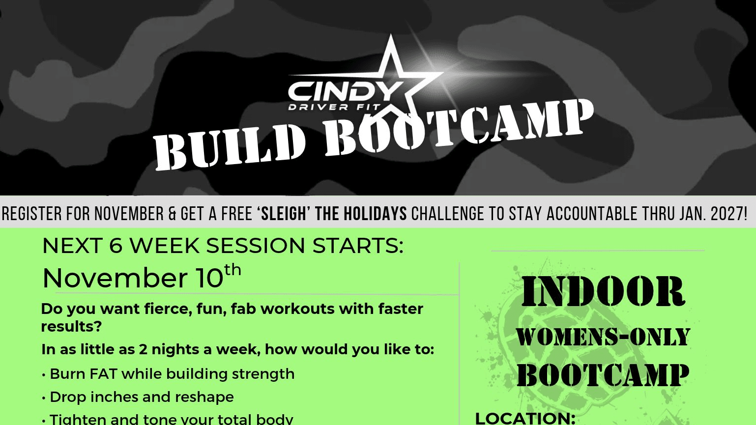 6 Week Build Bootcamp