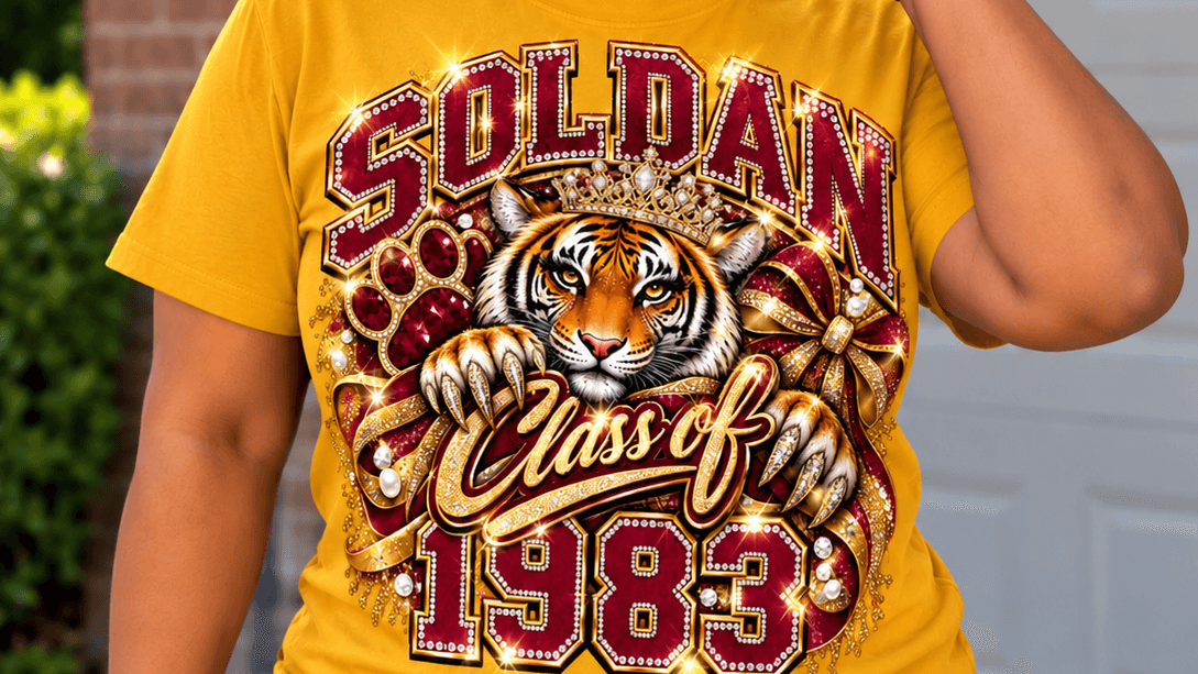 Soldan Tigers Glam Bling Tee Custom Class $30