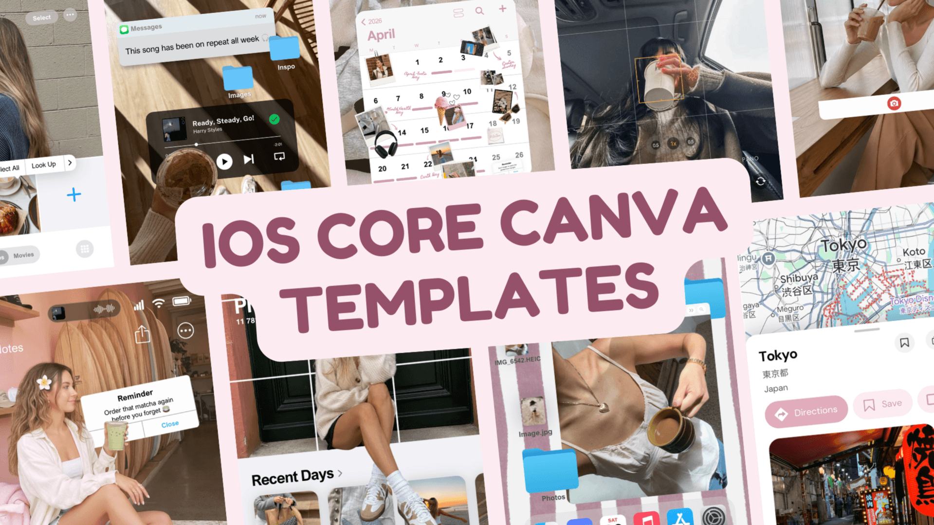 Trendy IOS Core Canva Templates