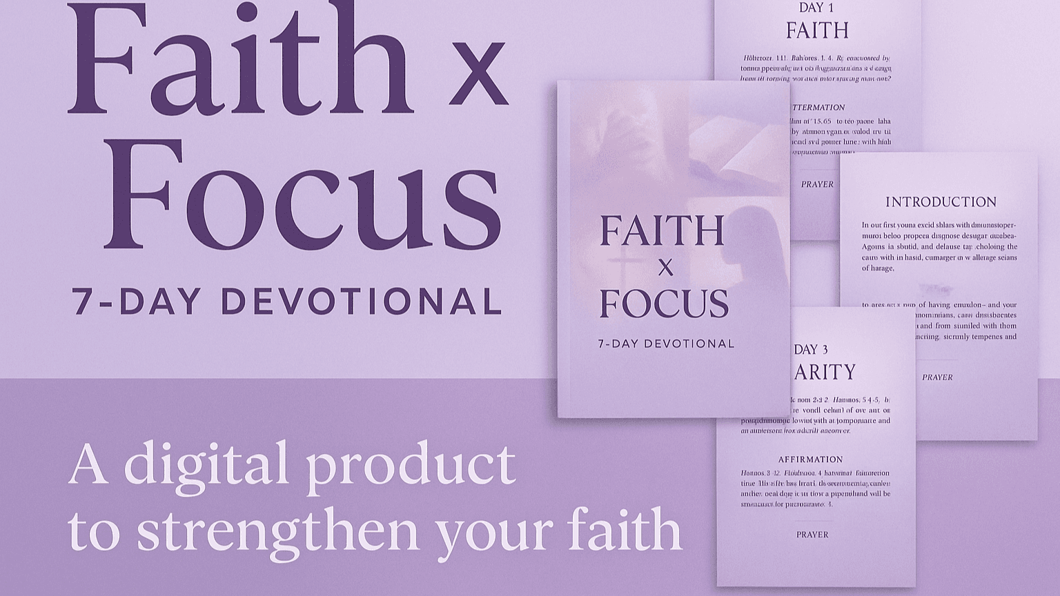 Faith x Focus- 7 Day Devotional